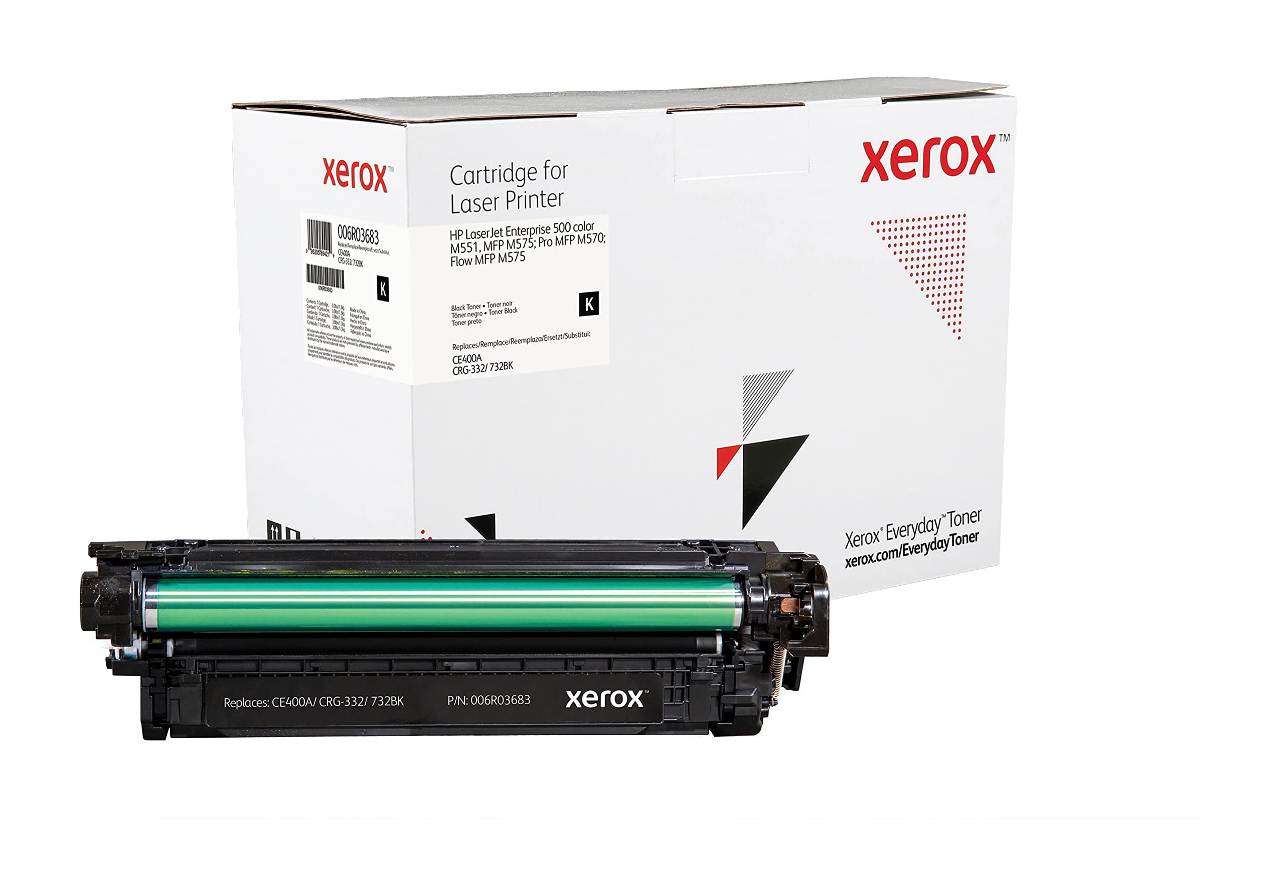 Xerox Everyday Compatible HP 507A CE400A Black Toner, Standard Capacity