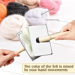 Tessco for you 2 Pcs Wool Carders, Hand Carders for