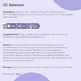 WeightWorld Selenium 200mcg 365 Tablets L-Selenomethionine UK Made Vegan view 6