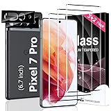3 Pack Pixel 7 Pro Screen Protector,2 Pakc Camera