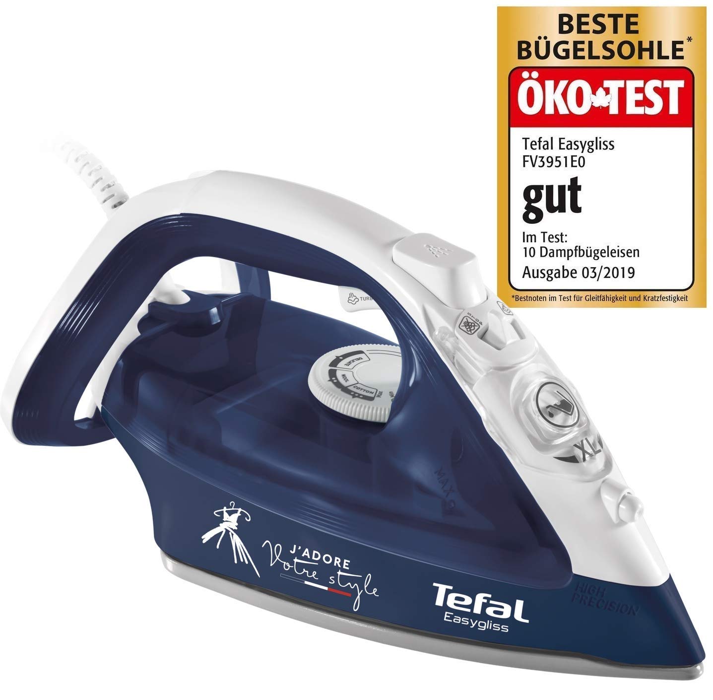 Tefal Easygliss 2019 - Plancha de vapor (150 g) Promopack + ...