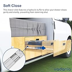 VADANIA 24" Soft Close Heavy Duty Drawer