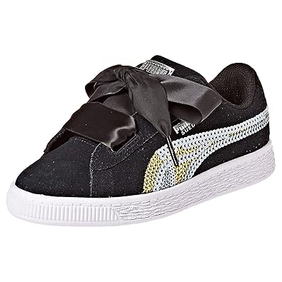 puma basket bow bambina