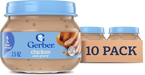 Gerber purés 2nd Foods pollo y salsa, 10 unidades — Alimentación