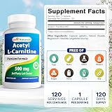Best Naturals Acetyl L-Carnitine 500 mg 120 Capsules view 2