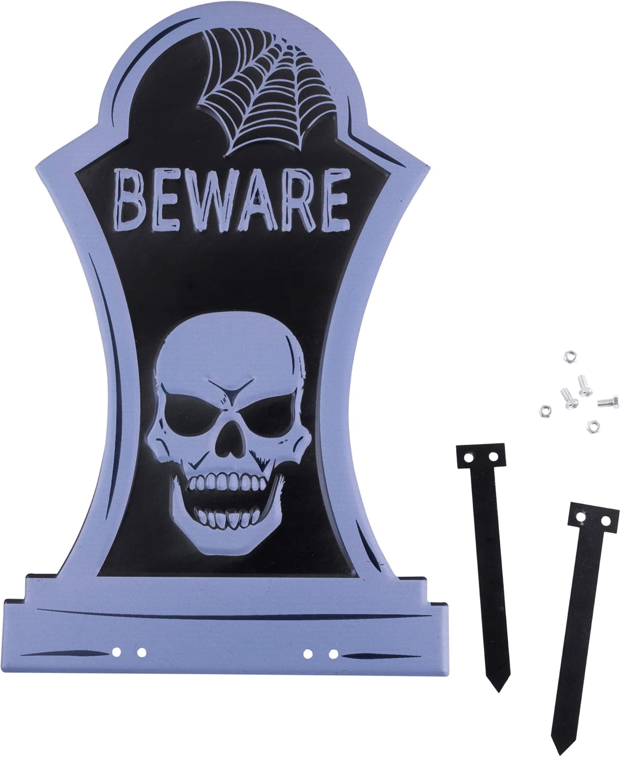 Decorative Garden Stakes - 3-D Metal Halloween Ghost Cemetery XL 17