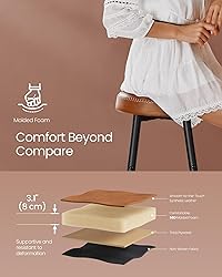 VASAGLE EKHO Collection - Bar Stools Set of 2, Bar