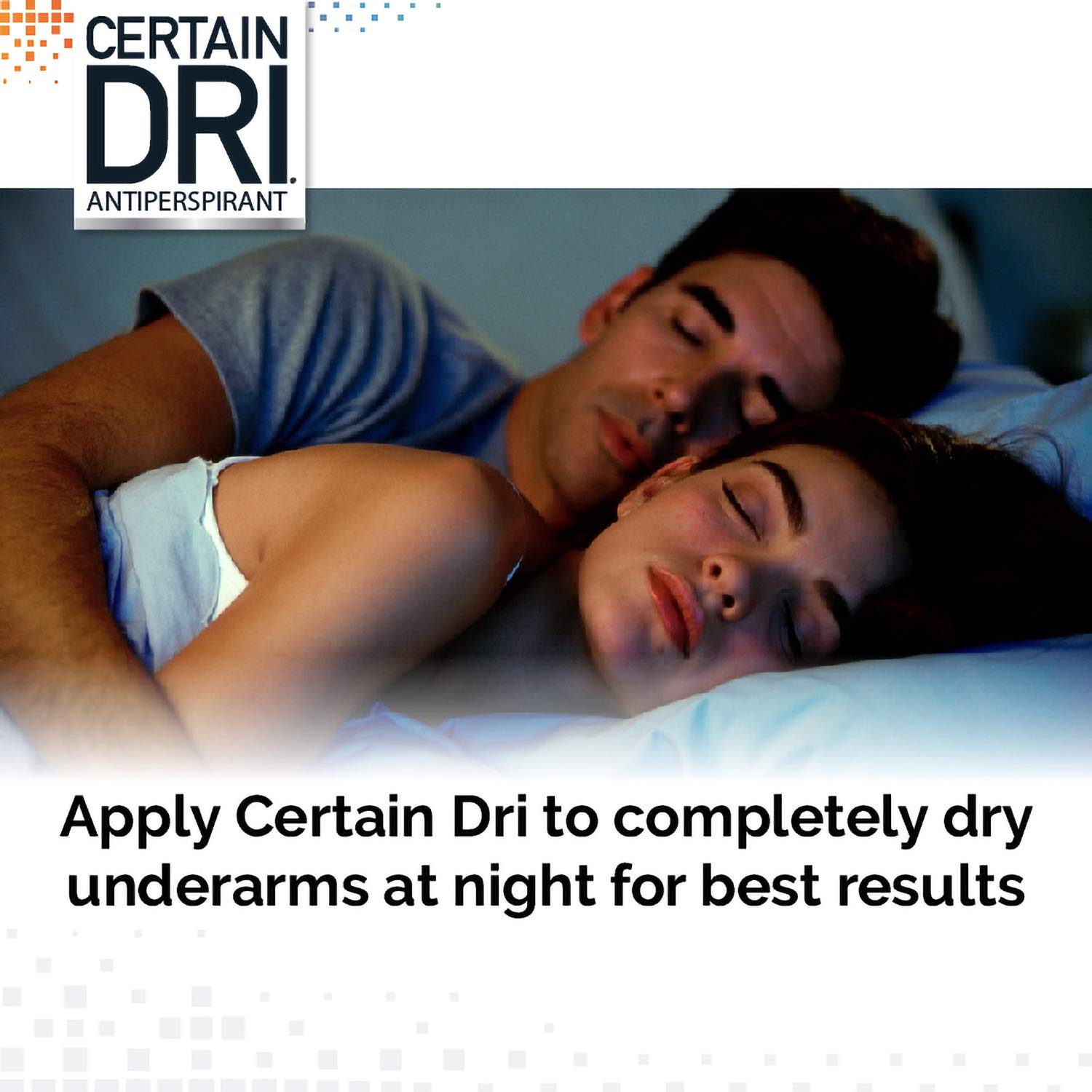Certain Dri Prescription Strength Clinical Antiperspirant - Doctor Recommended Hyperhidrosis Treatment - 72 Hour Protection from Excessive Sweating - Roll-On - 1.2 Fl Oz - Pack of 1 : Beauty
