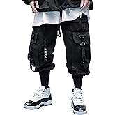 Niepce Inc Japanese Streetwear Techwear Cargo Pants for Men with Straps