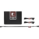 Noctua NA-SEC2, 3 Pin Fan Extension Cables (30cm, Black)