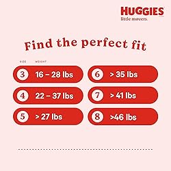 Huggies Size 4 Diapers, Little Movers Baby