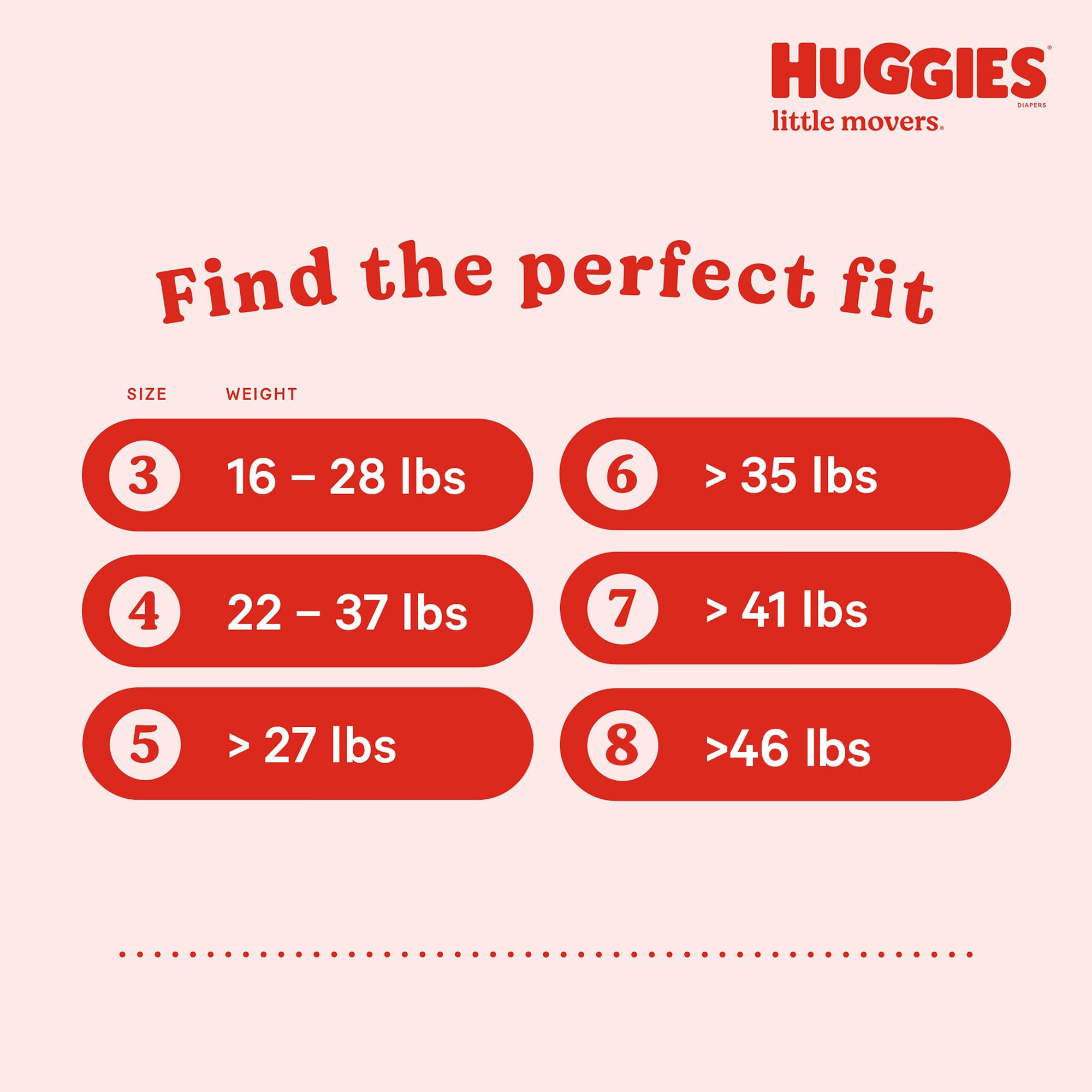 Huggies Size 4 Diapers, Little Movers Baby Diapers, Size 4 (22-37 lbs), 150 Count (6 Packs of 25), Packaging May Vary