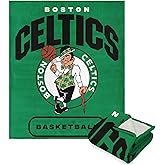 Northwest NBA Boston Celtics Silk Touch Sherpa Throw Blanket, 50" x 60", High Block