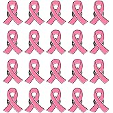 20PCS Official Breast Cancer Awareness Lapel Pins Hope Pink Ribbon Lapel Pins by CSPRING