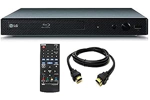 LG BPM25 Blu-ray Disc Player with Wired Streaming Services, 6FT HDMI Cable Included (Renewed)