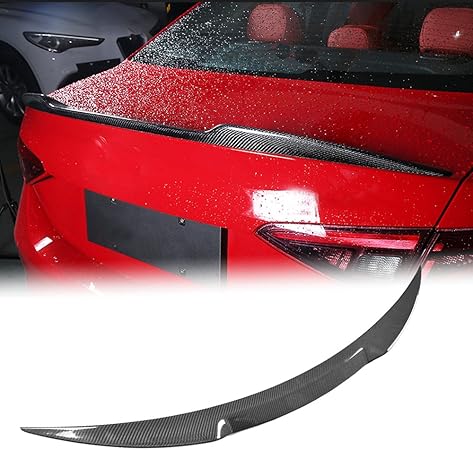 Amazon Jcsportline For アルファロメオ ジュリア用リアトランク スポイラー リアル カーボン製 リア ウイング リアスポイラー トランク スポイラー ウイングスポイラー カーボンファイバー カバー リム エアロパーツ For アルファロメオ ジュリア Giulia 2代目 952
