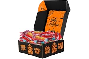 KATIE’S KANDY KORNER Halloween Candy Bulk Individually Wrapped, Ideal Bulk Halloween Candy for Spooky Celebrations, Perfect Licorice Candy Assortment for Candy Bowls, and Party Favors. (5 Lb)