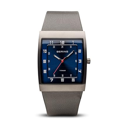 BERING Herren-Armbanduhr Analog Quarz Edelstahl 11233-078