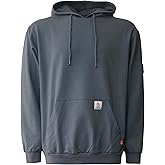 BOCOMAL FR Hoodie Pullover Idea for Summer 7.5oz Lightweight Cotton Flame Resistant Sweatshirt (Non Fleece)