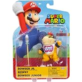 Super Mario Bowser Jr 4 Inch Action Figure with Paintbrush