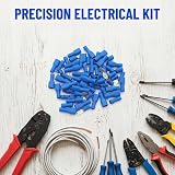 Grapelet 100x Blue Spade Connector Insulated Crimp Terminals 1.1mm–2.6mm view 5
