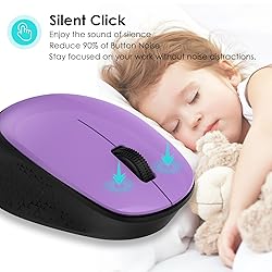 LeadsaiL Wireless Mouse for Laptop, 2.4GHz Silent