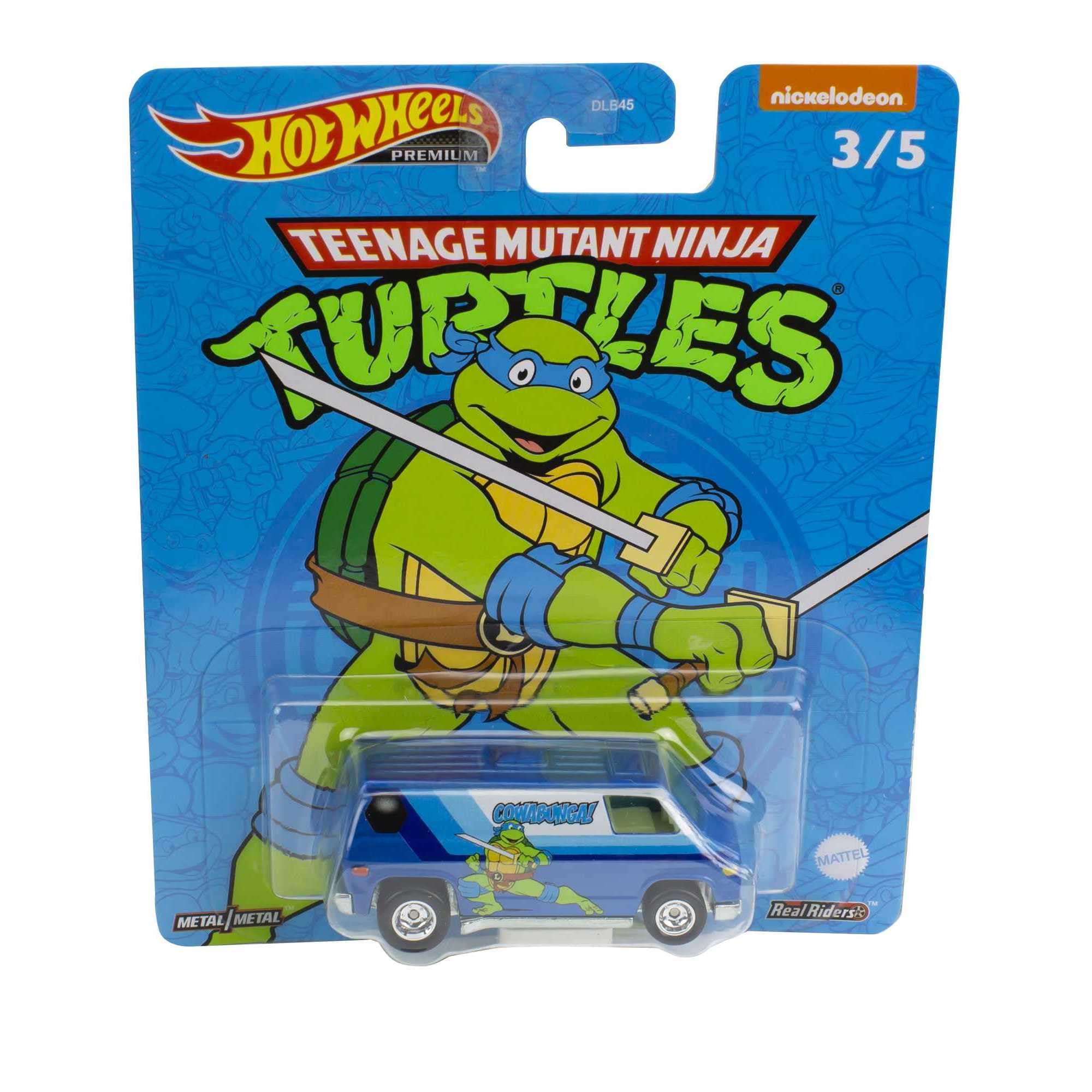 Hot Wheels Premium Pop Culture Teenage Mutant Ninja Turtles 1:64 Scale Diecast Car - '70s Van