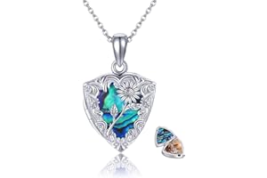 ONEFINITY Tree of Life Locket Necklace Sterling Silver Locket Necklace That Holds Pictures Tree of Life Locket Pendant for Women Wife Girlfriend