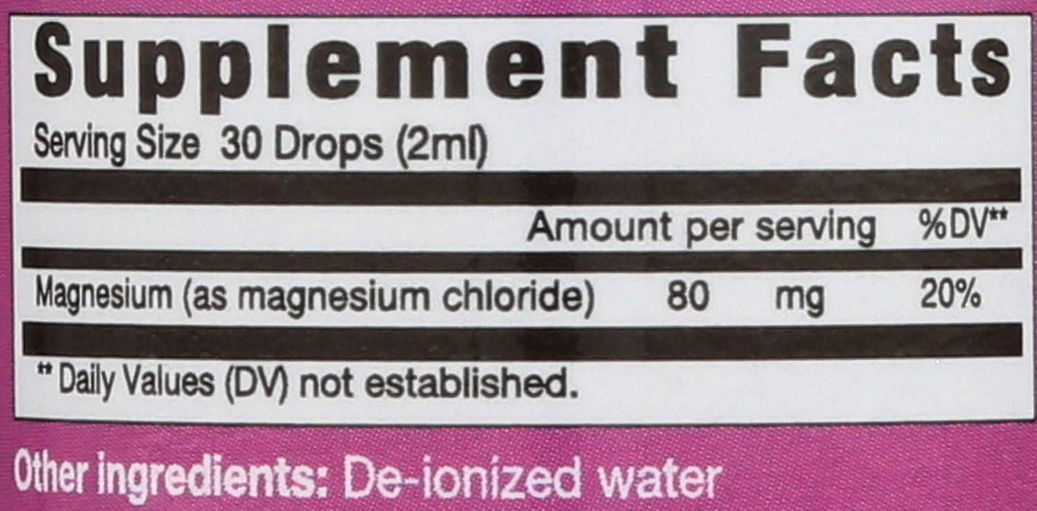 Eidon Magnesium Mineral Supplement, 2 Ounce: Health & Personal Care