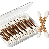 IS'MINE Eyeshadow Applicators, 30pcs Double Sided 2.4 Inch | Eyeshadow Brush Disposable Makeup Applicator