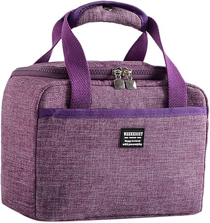 Bearbelly Sac Isotherme Repas Sac Glaciere A Dejeuner Portable Pour Bebe Biberon Travail Pique Nique Lunch Box Tissu Oxford 24 X 14 X 17cm Amazon Fr Cuisine Maison