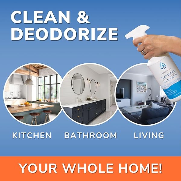 HYPRISTINE PURE HYPOCHLOROUS ACID SPRAY, MULTI-PURPOSE CLEANER, SUPERIOR SHELF LIFE, 0% BLEACH, 0% ALCOHOL, FOOD CONTACT SAFE, ELIMINATE NON-LIVING ALLERGENS, REMOVE PET ODOR, CLEAN ANY SURFACE