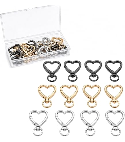 Amazon.com: Swpeet 32Pcs 4 Shapes 4 Colors Lobster Claw Clasp