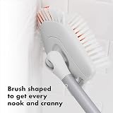 OXO Good Grips Extendable Tub Tile Brush 66-107cm Scrub Brush Pivot Head view 5