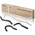 A-Premium Power Steering Return Hose Line Assembly Compatible with Honda Civic 2006 2007 2008 2009 2010 2011, 1.8L FWD, with Bushing, Pipe To Reservoir
