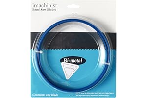 Imachinist S641212610 64-1/2" Long, 1/2" Wide, 6/10TPI Bi-metal Band Saw Blades for Cutting Soft Metal