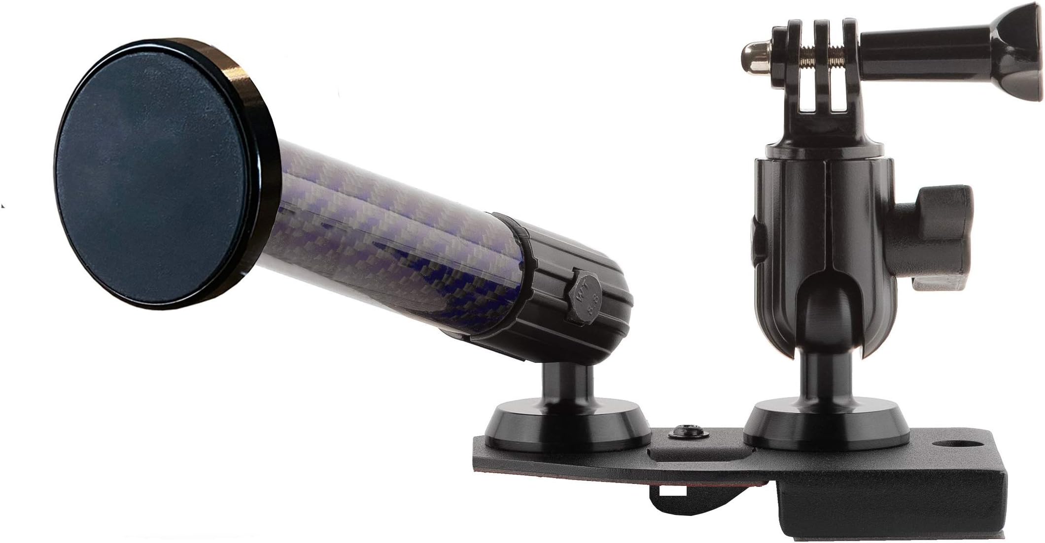 Magnetic Jeep Compatible JL Phone Mount Driver Side - Heavy Duty Metal Series Phone Holder + Camera Mount