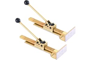MYFULLY Hardwood Flooring Jack and Positioning Tool 2PCS, Professional Flooring Installation Jack for Straightening and Insta