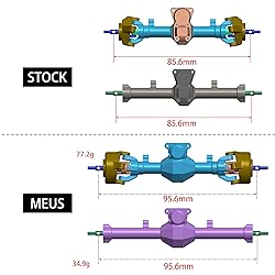 MEUS Racing Isokinetic 3-Section CVD Front and Rear