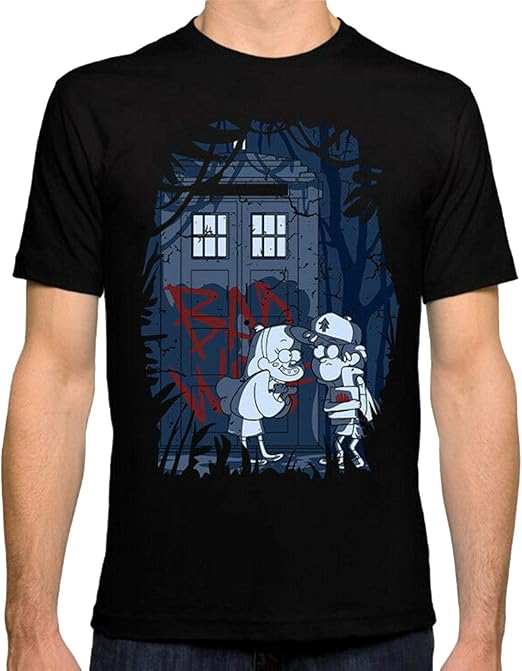 Amazon 重力の滝ドクター フーコンボtシャツ メンズレディース Tシャツ カットソー 通販