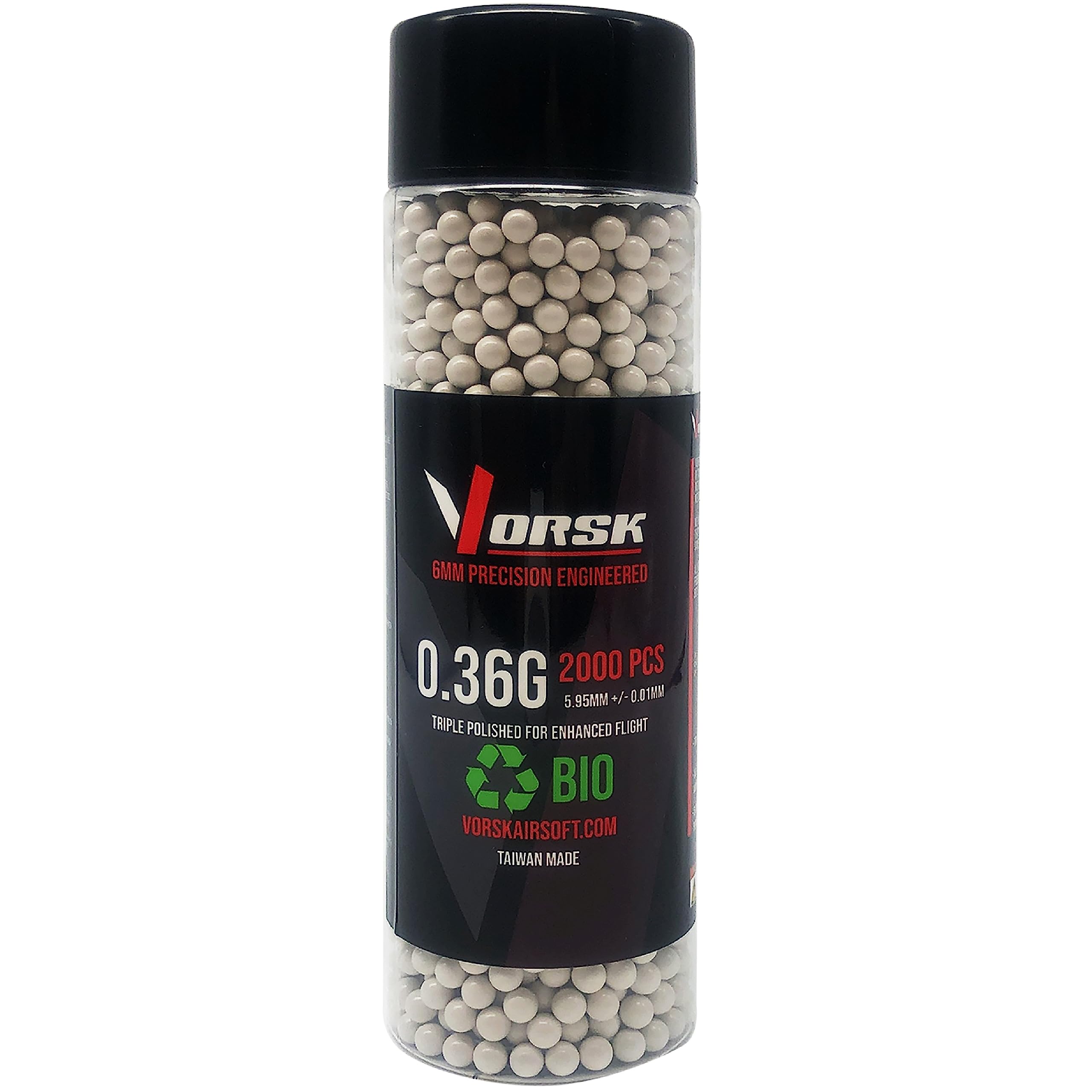 VORSK Precision BBs - 0.36g - Biodegradable, 2000R