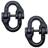 Fivepine 2pc 1/2 inch Tow Hitch Hammer Lock Safety Chain Connector Link Hammerlock Coupling Link Grade 80