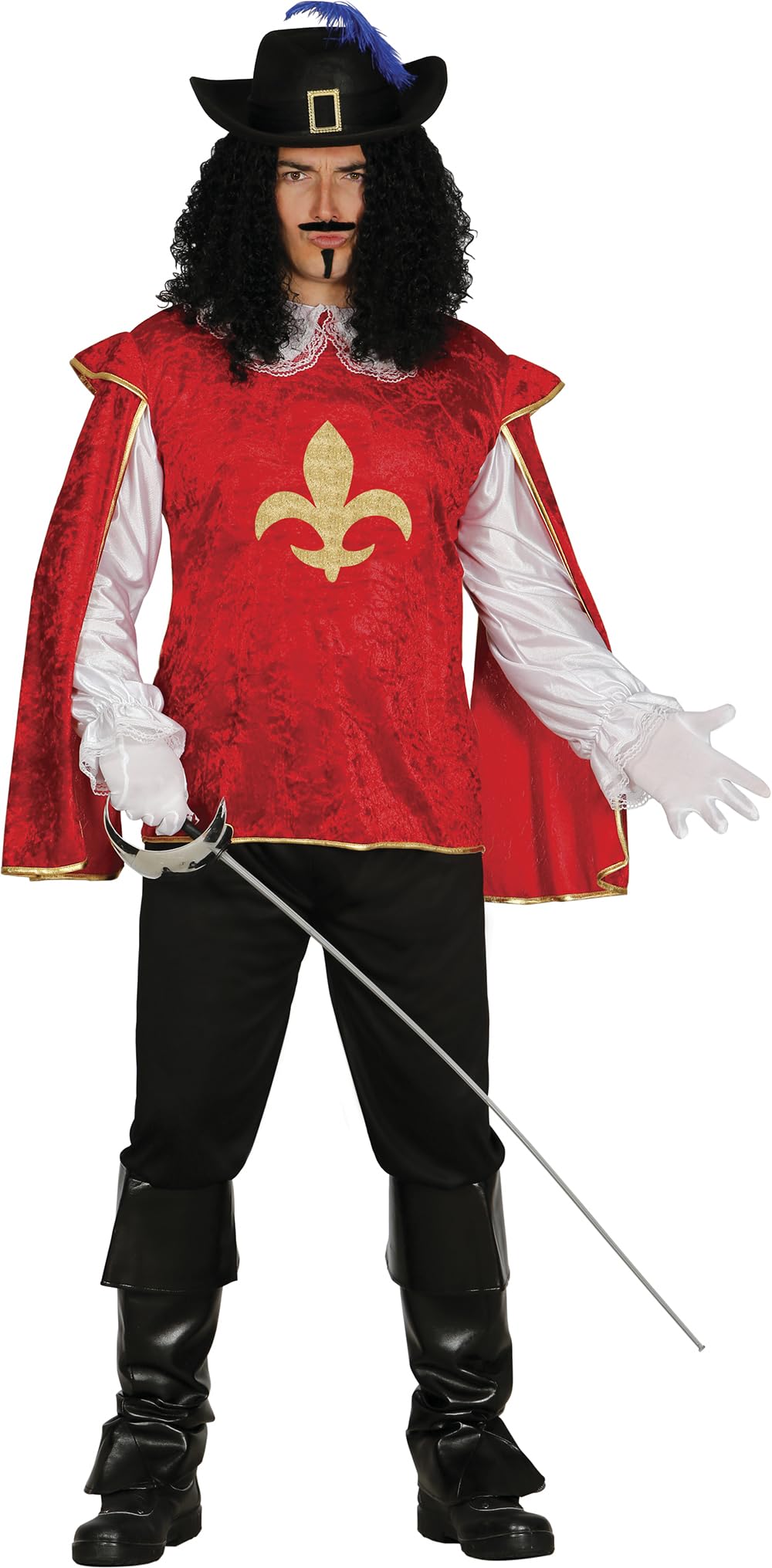 Fiestas Guirca Fancy dress man musketeer size m