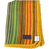 Cuevandina - Alpaca Wool Blanket Throw - Beautiful & Warm, 80 x 60 inches, Ultra-Soft, Hypoallergenic and Breathable. (payaso)