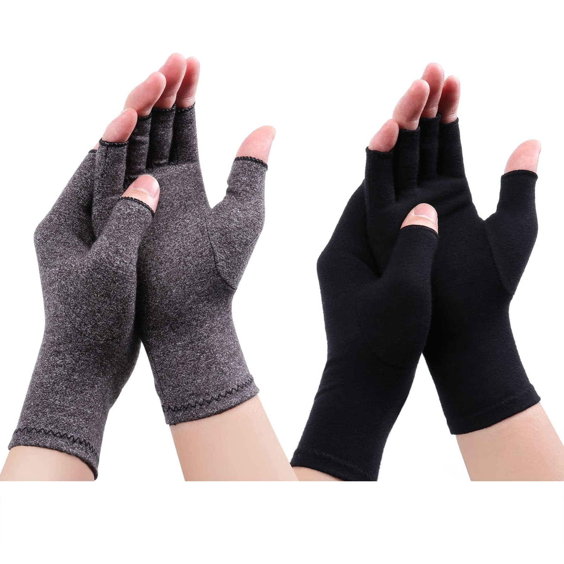 Fingerless Gloves For Women Men – Breathable Soft Cotton Half Finger Glove Spandex Blend, Comfortable Fit, Moisture-Wicking, Ideal for Sports Working