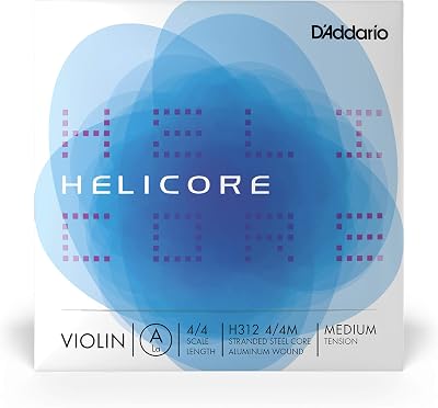 D Addario Helicore 4/4 Violin A String Aluminum Wound Medium Tension H312 4/4M