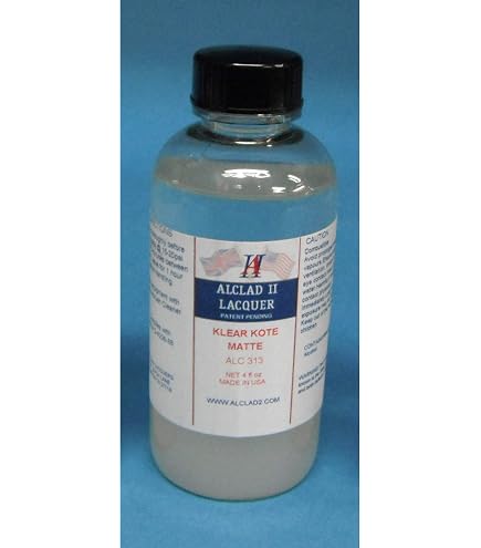 Amazon.com: Alclad II Lacquers Klear Kote Semi-Matte 4oz, ALC312