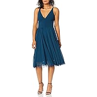 Amazon.com: Dress the Population Womens Fit and Flare, Pine, X-Small US :  Clothing, Shoes & Jewelry