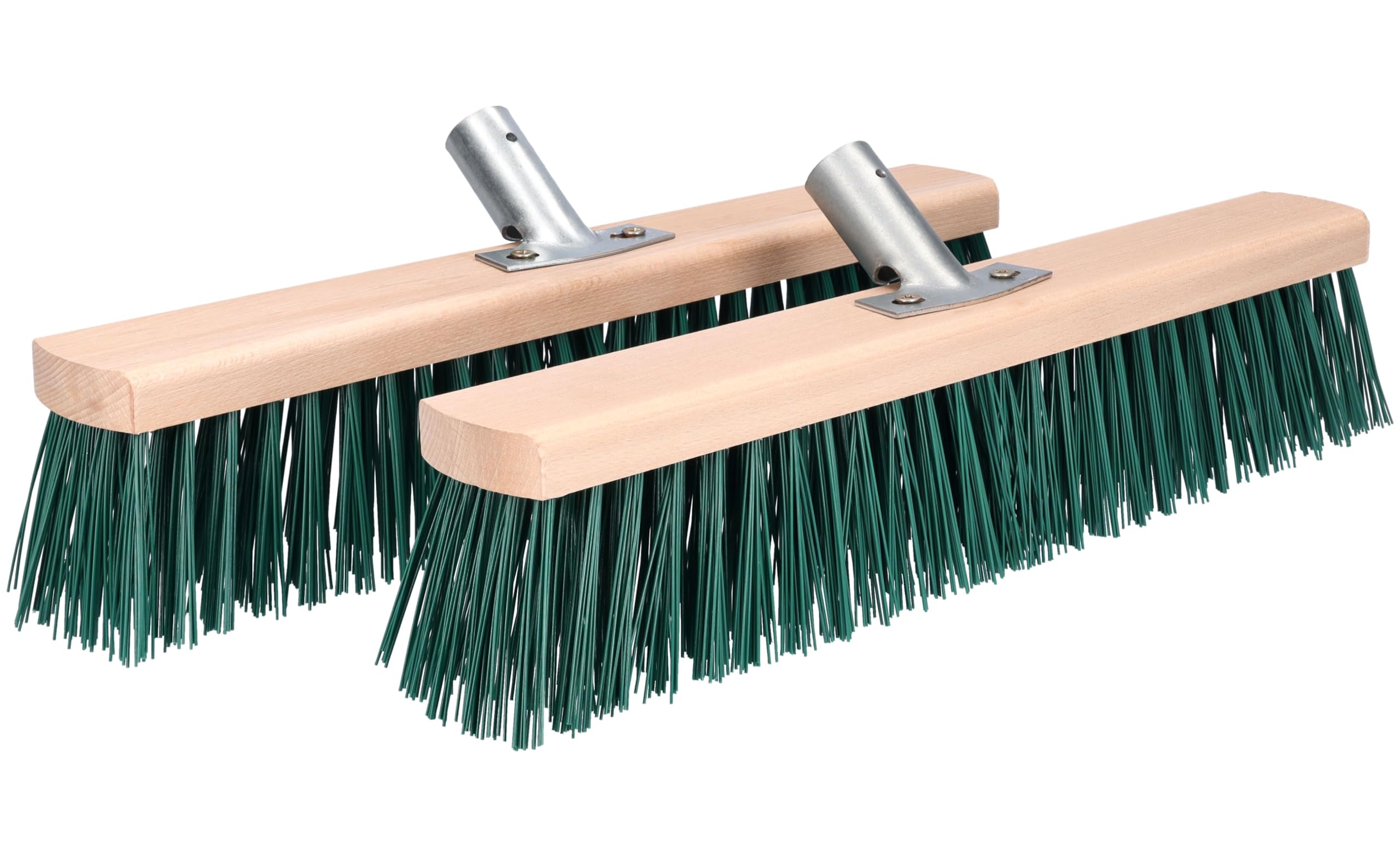 ToolSpace 2x Sweeping Brush 40 Cm For Roads And Paving, Road Broom, For Outdoor Use, Garden Broom, Brush