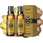 2 Pcs Belly Drainage Ginger Oil, Ginger Oil Lymphatic Drainage Massage, Natural Botanical Ginger Skin Oil